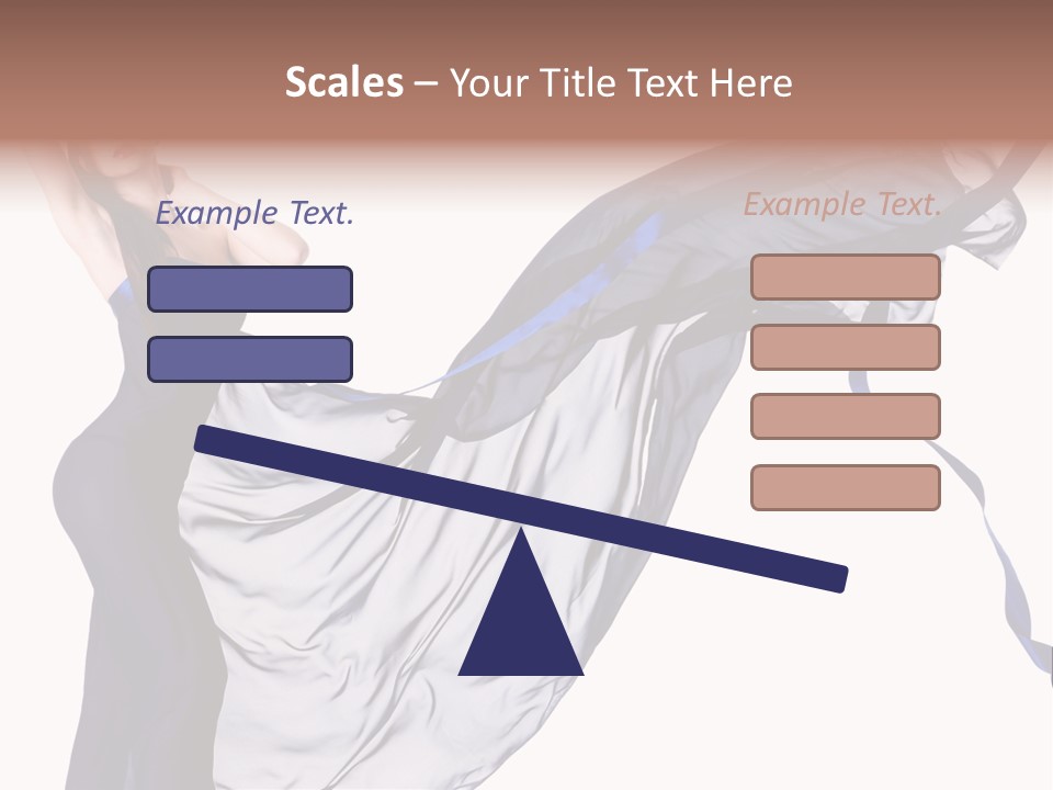 Model Sensual Female PowerPoint Template