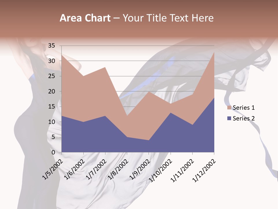 Model Sensual Female PowerPoint Template