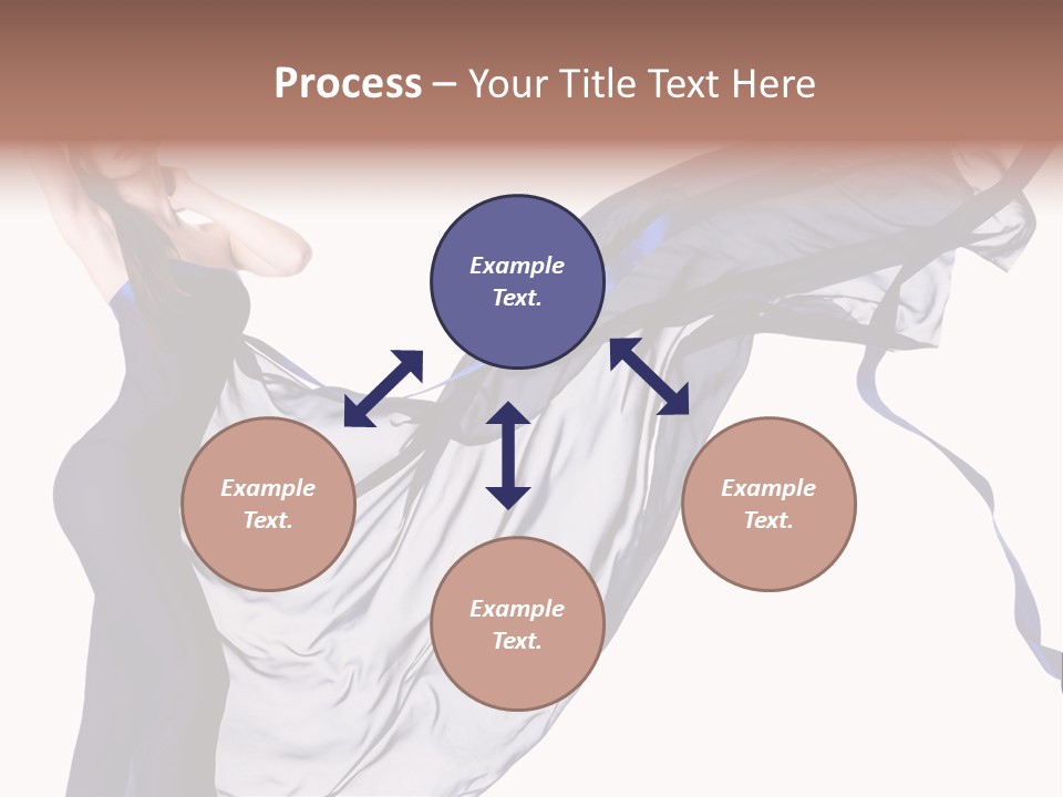 Model Sensual Female PowerPoint Template