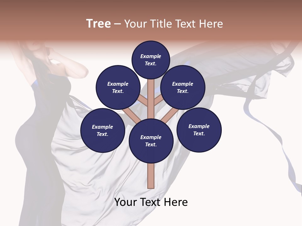 Model Sensual Female PowerPoint Template