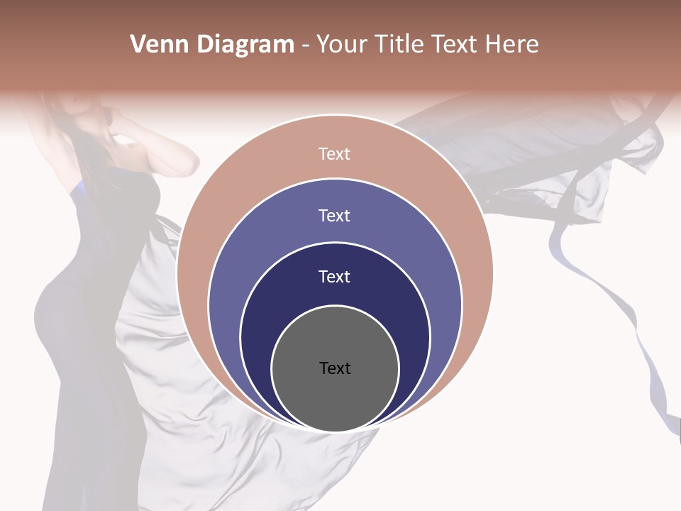 Model Sensual Female PowerPoint Template