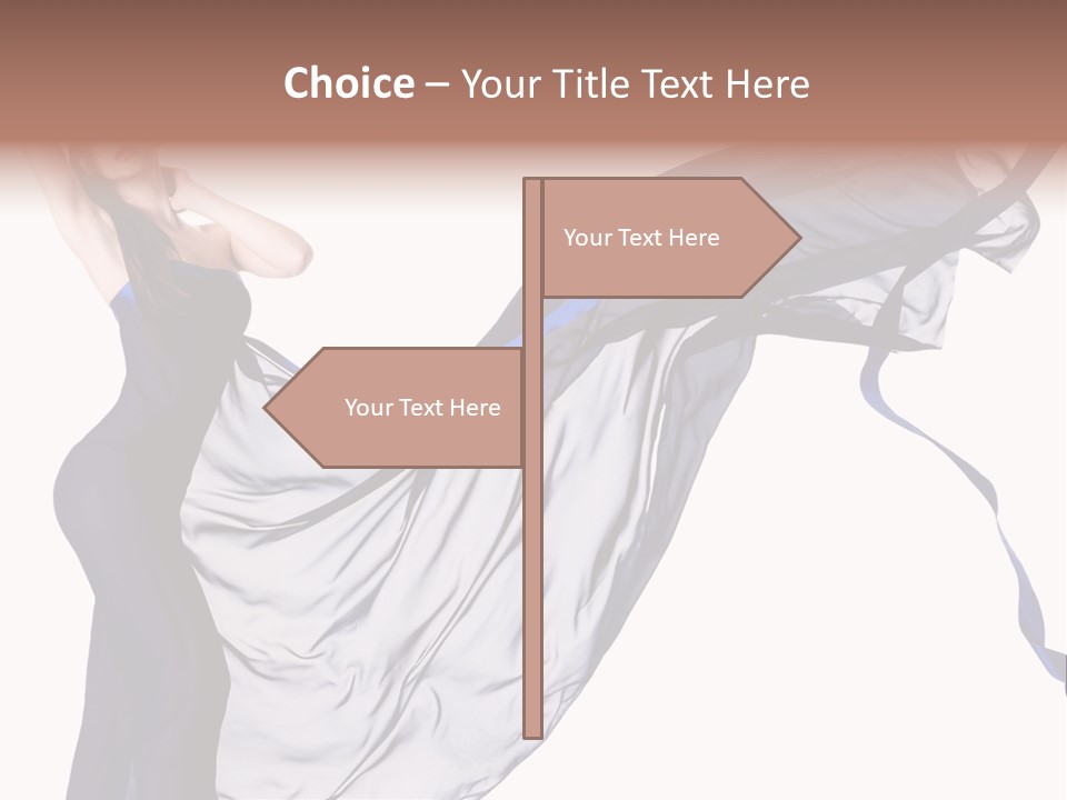 Model Sensual Female PowerPoint Template