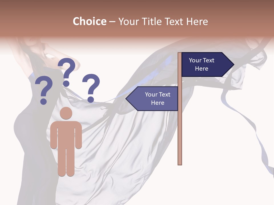 Model Sensual Female PowerPoint Template