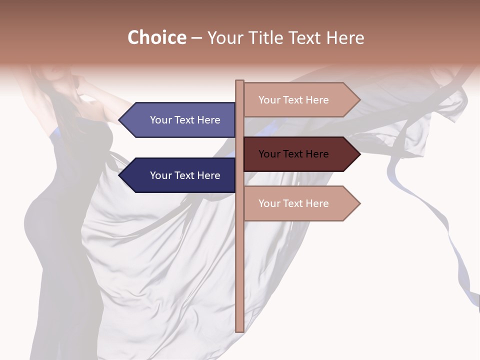 Model Sensual Female PowerPoint Template