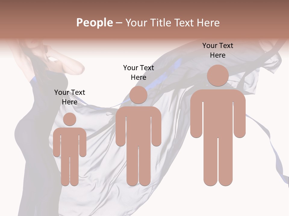 Model Sensual Female PowerPoint Template