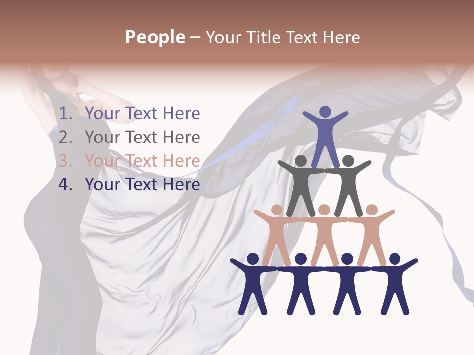 Model Sensual Female PowerPoint Template