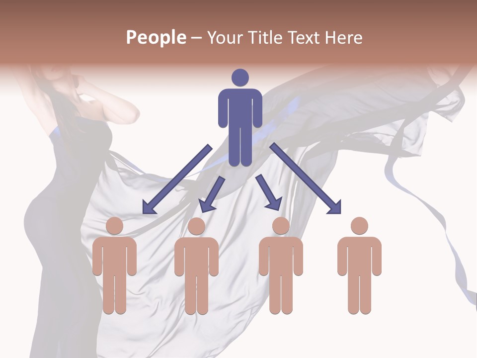 Model Sensual Female PowerPoint Template