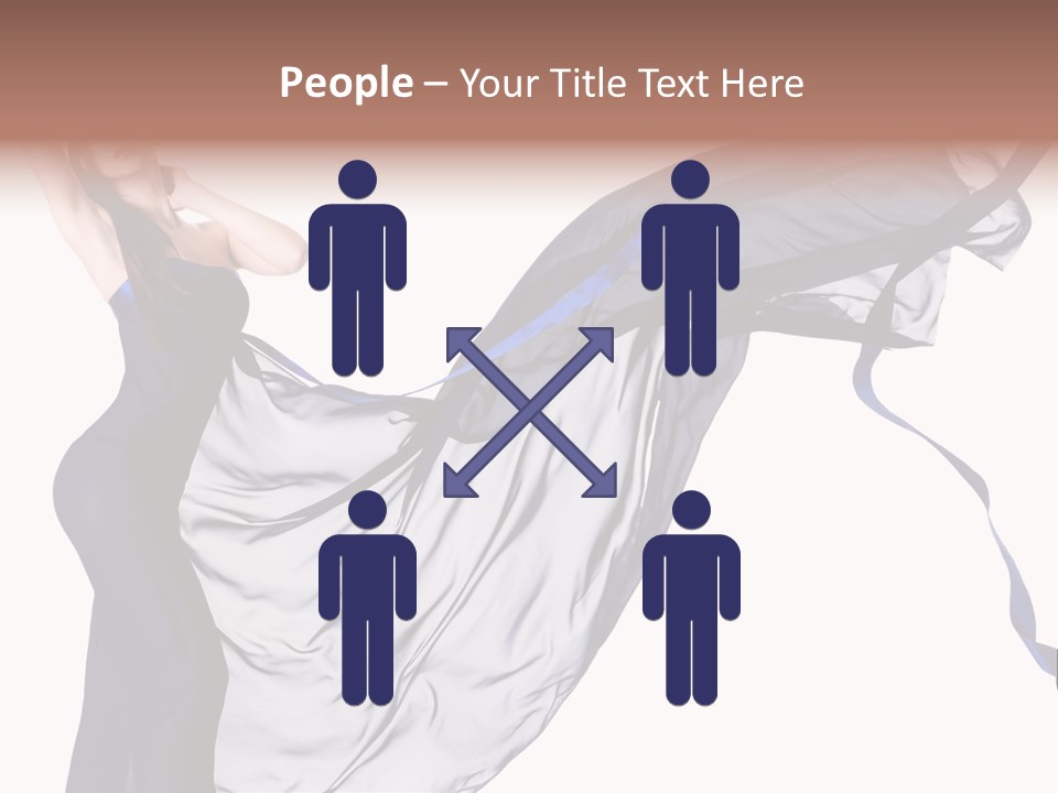 Model Sensual Female PowerPoint Template