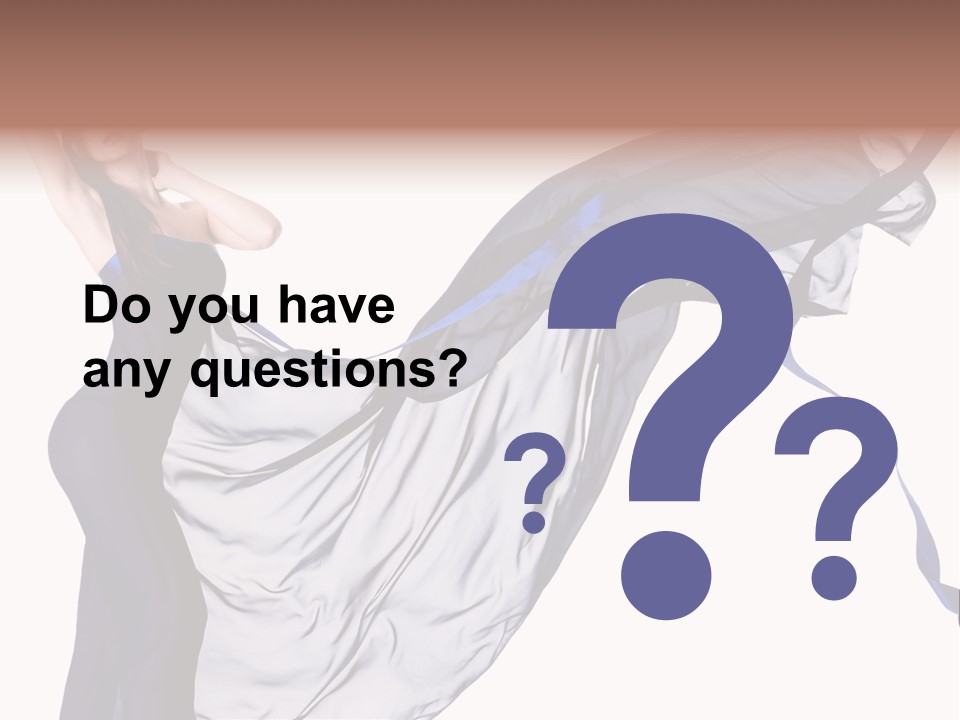 Model Sensual Female PowerPoint Template