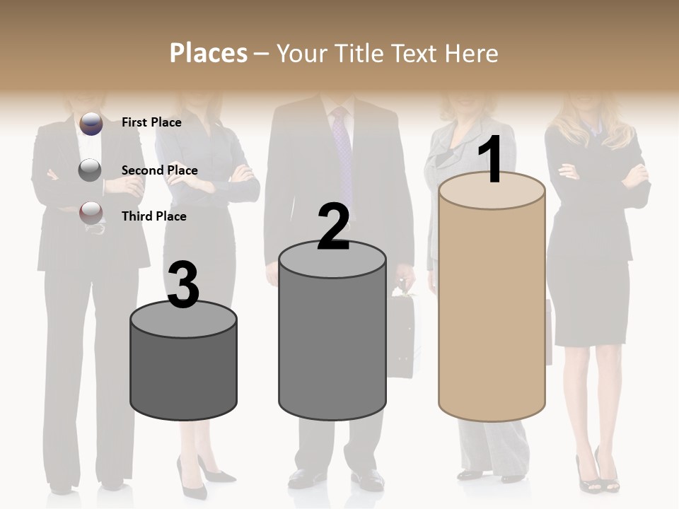 Happy Girl Human PowerPoint Template