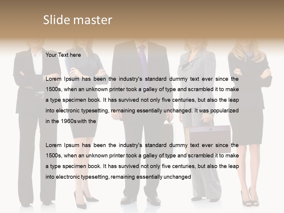 Happy Girl Human PowerPoint Template