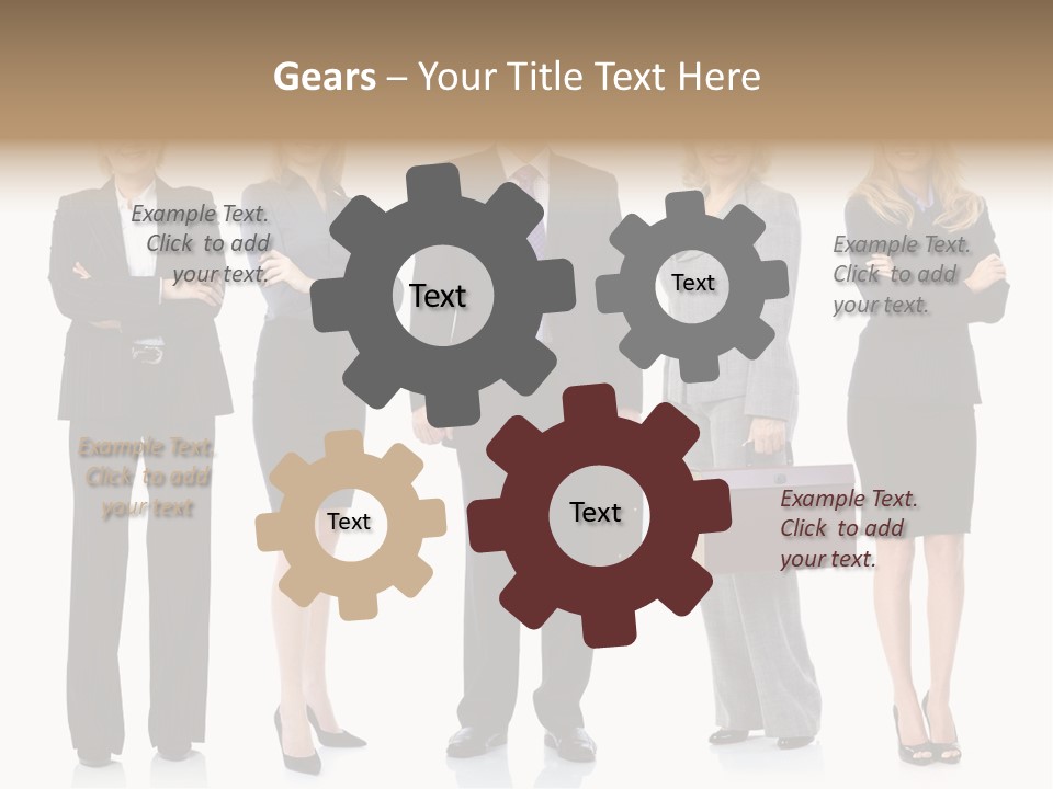 Happy Girl Human PowerPoint Template