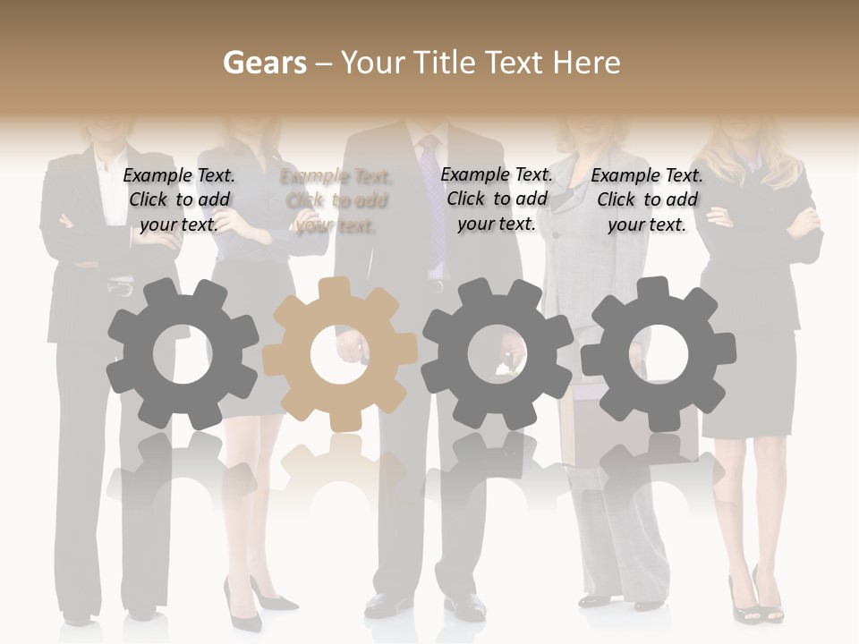 Happy Girl Human PowerPoint Template