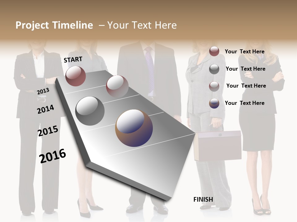 Happy Girl Human PowerPoint Template