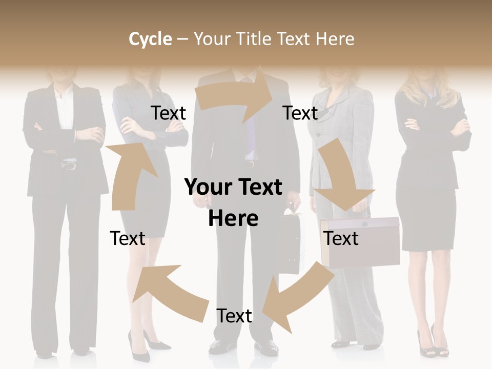 Happy Girl Human PowerPoint Template