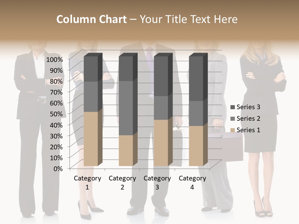 Happy Girl Human PowerPoint Template