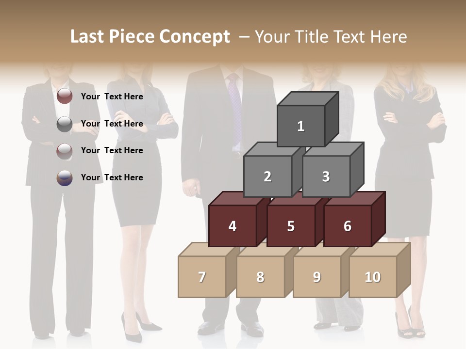 Happy Girl Human PowerPoint Template