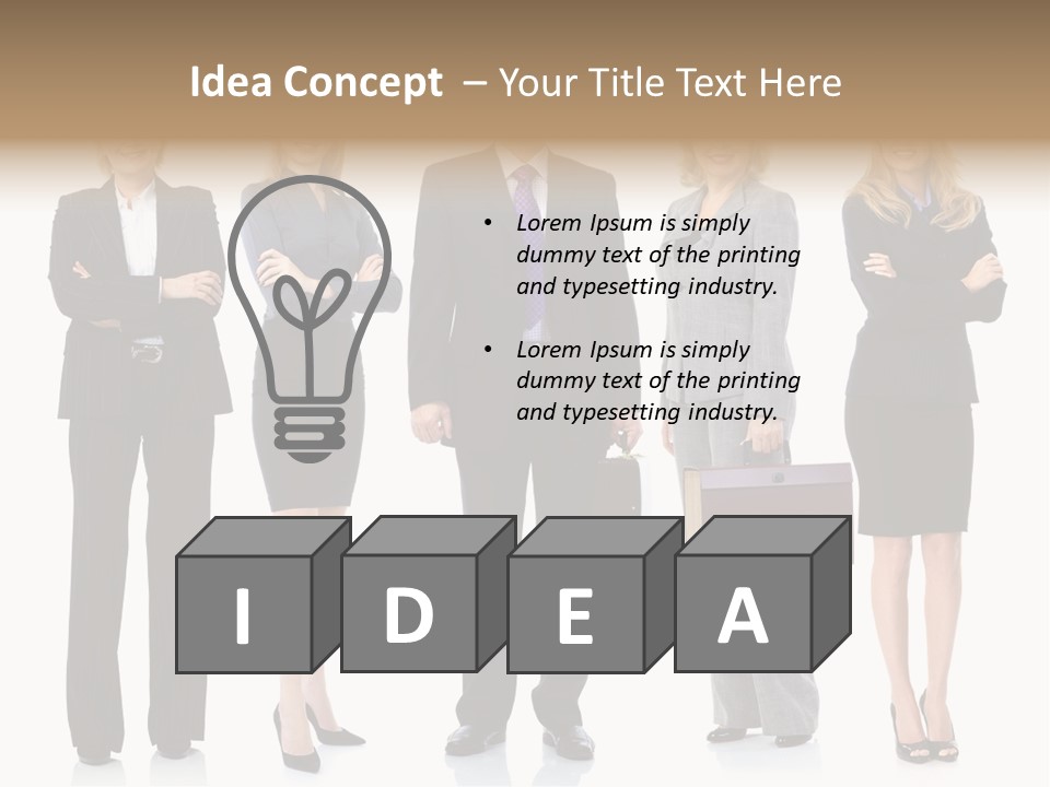 Happy Girl Human PowerPoint Template