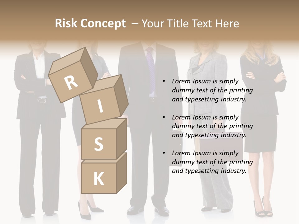 Happy Girl Human PowerPoint Template