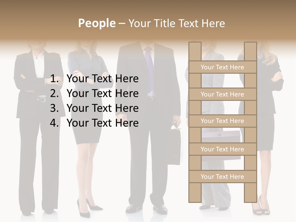 Happy Girl Human PowerPoint Template