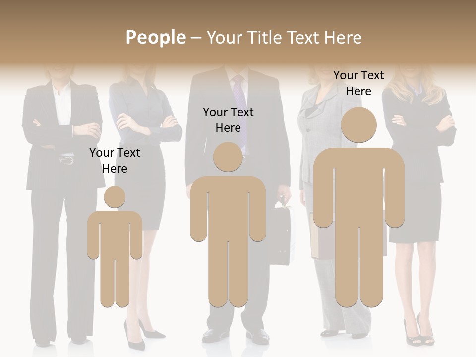 Happy Girl Human PowerPoint Template