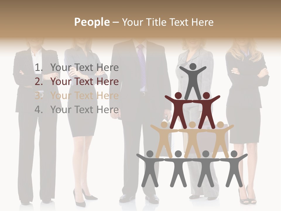 Happy Girl Human PowerPoint Template