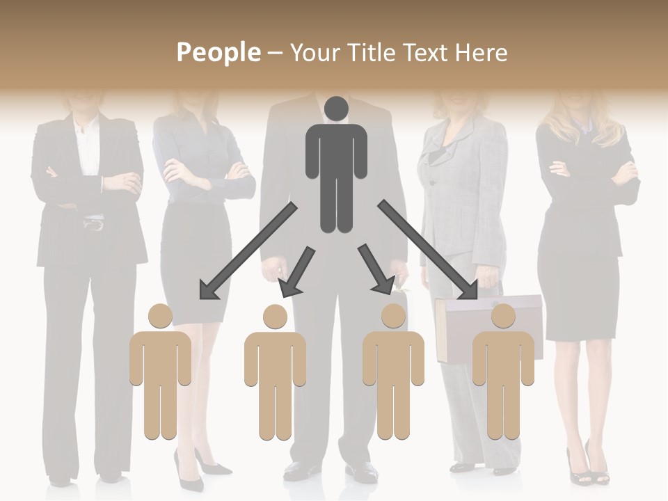 Happy Girl Human PowerPoint Template