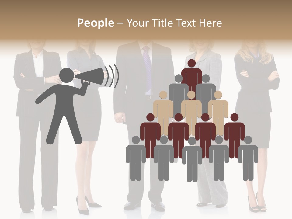 Happy Girl Human PowerPoint Template