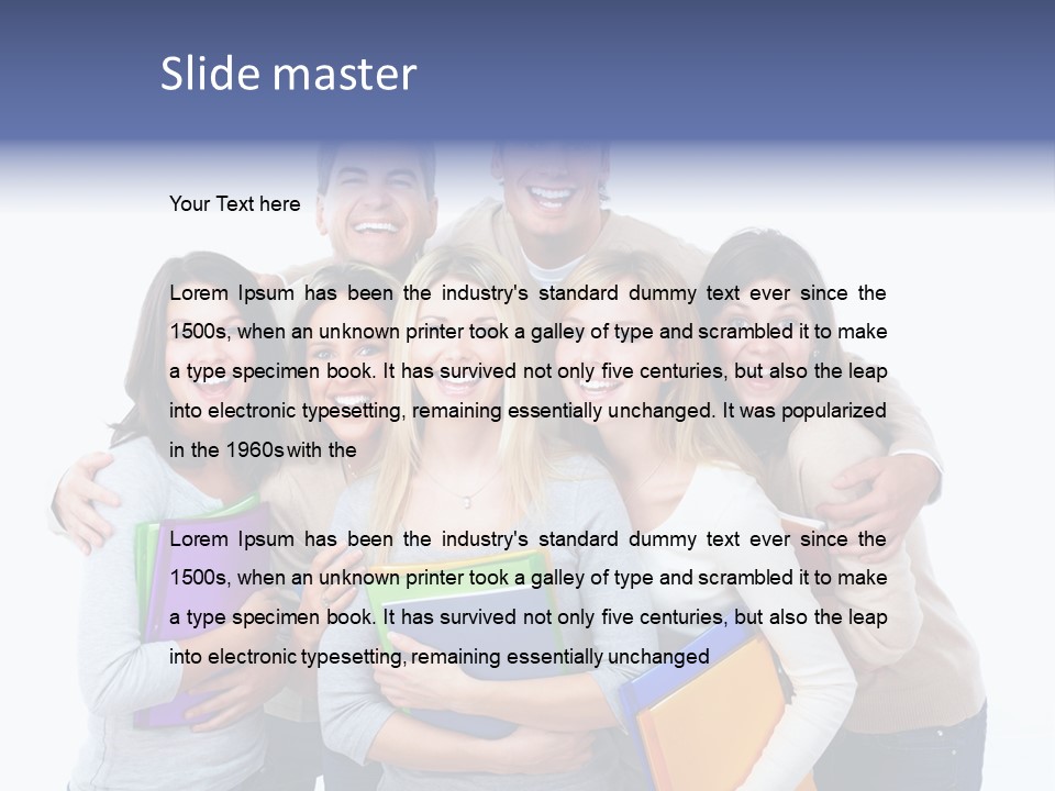 Pupil Teenager Book PowerPoint Template