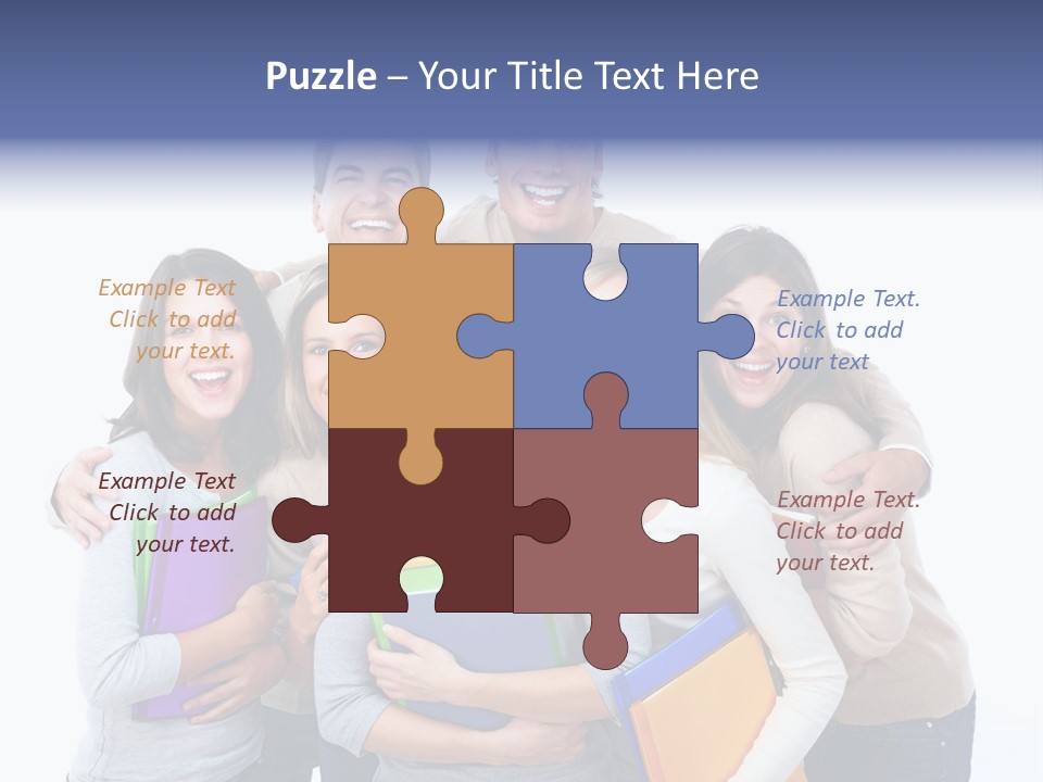 Pupil Teenager Book PowerPoint Template