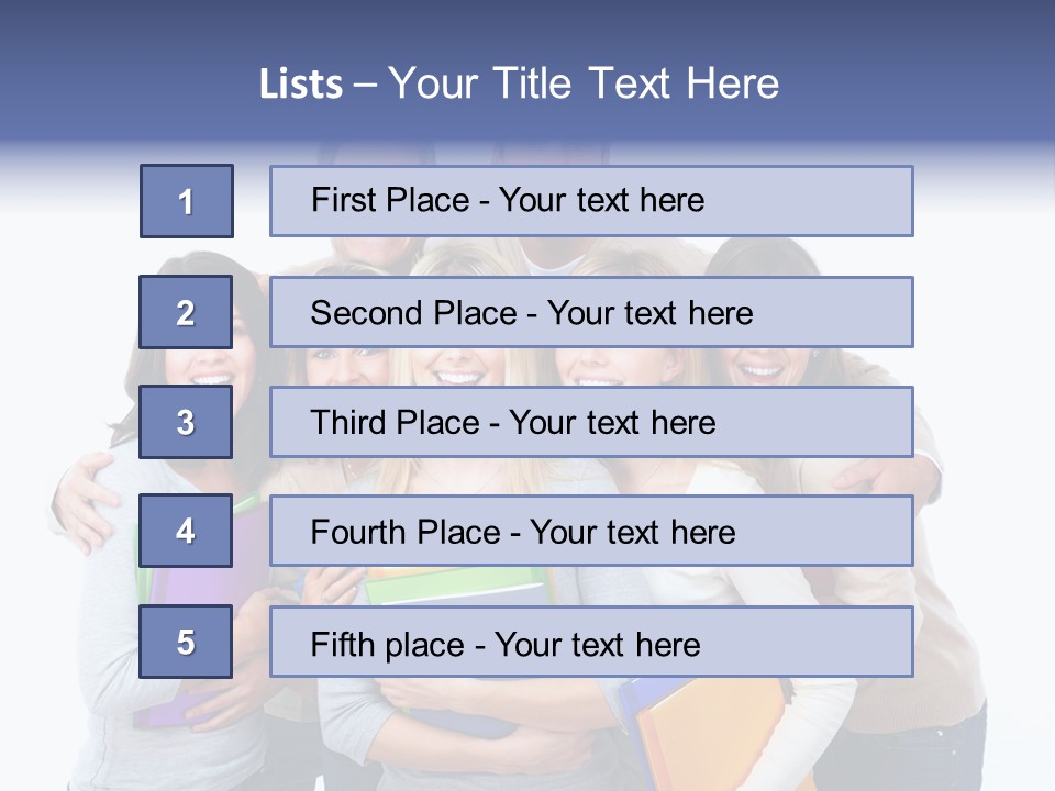 Pupil Teenager Book PowerPoint Template