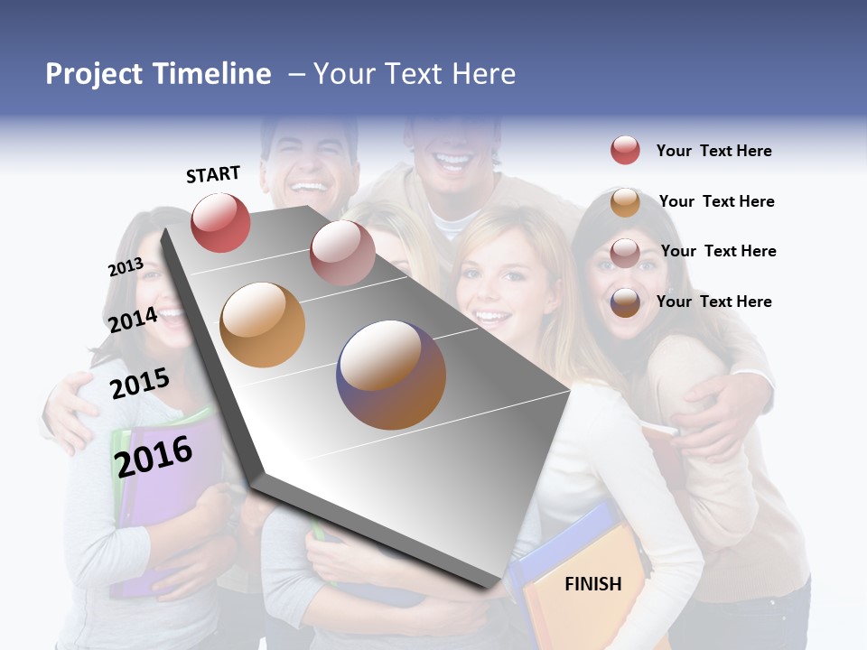 Pupil Teenager Book PowerPoint Template