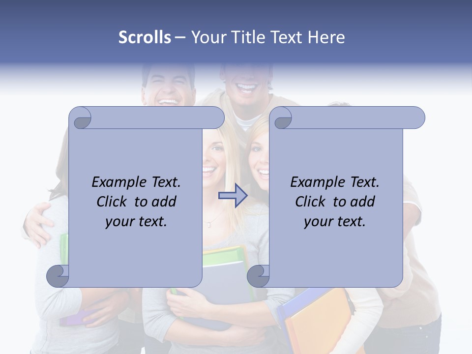 Pupil Teenager Book PowerPoint Template