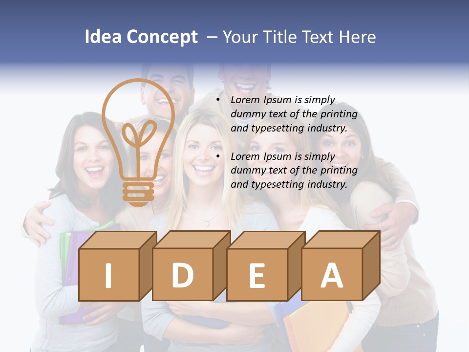 Pupil Teenager Book PowerPoint Template