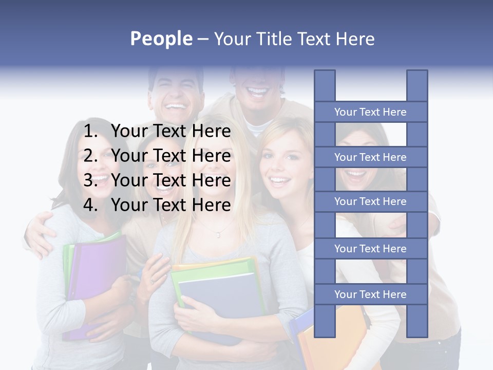 Pupil Teenager Book PowerPoint Template