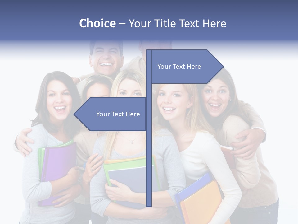 Pupil Teenager Book PowerPoint Template