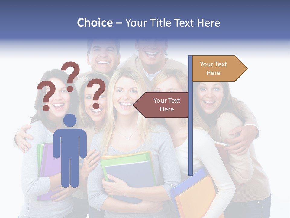 Pupil Teenager Book PowerPoint Template