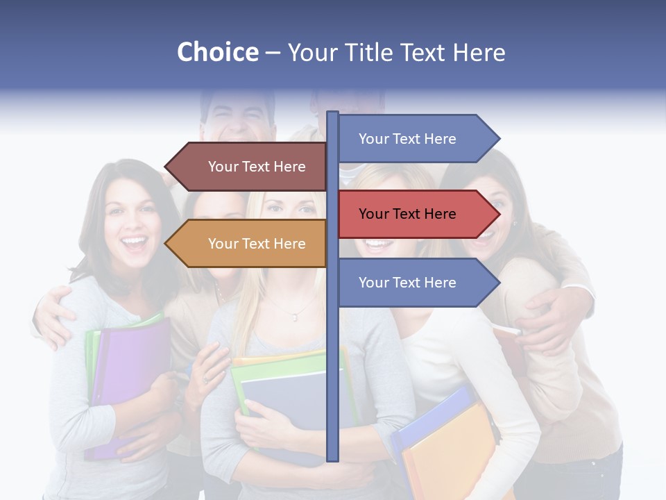 Pupil Teenager Book PowerPoint Template