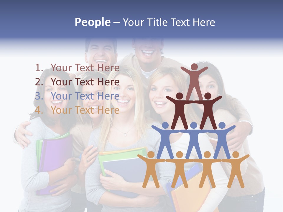 Pupil Teenager Book PowerPoint Template