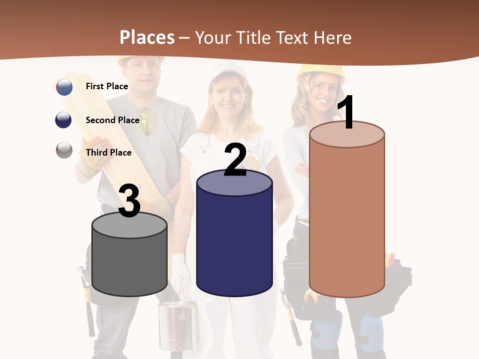 Business Working Worker PowerPoint Template