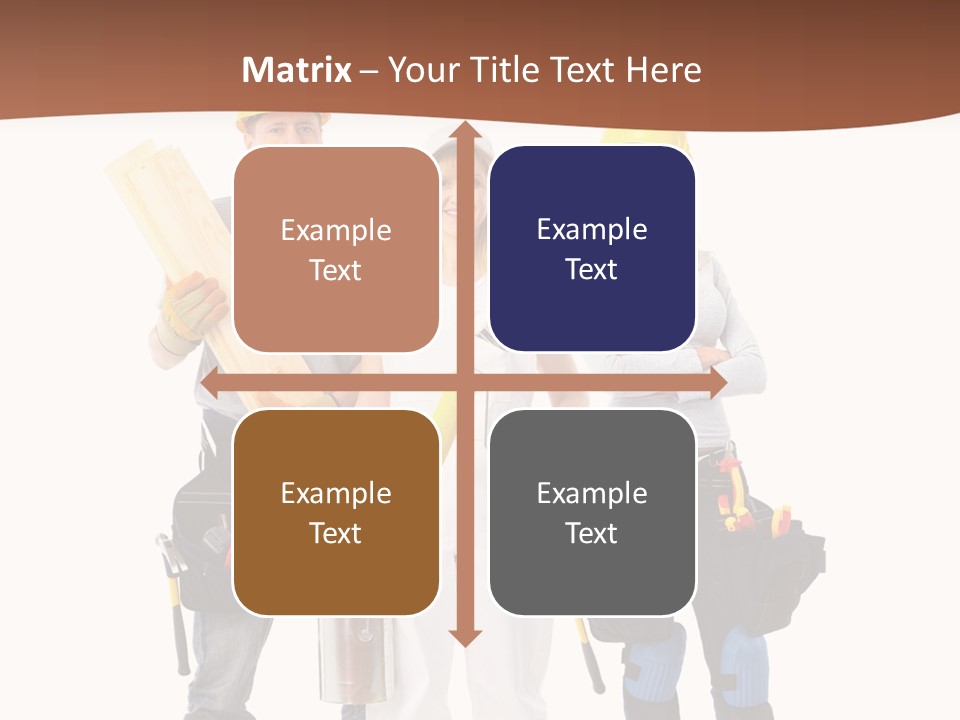 Business Working Worker PowerPoint Template