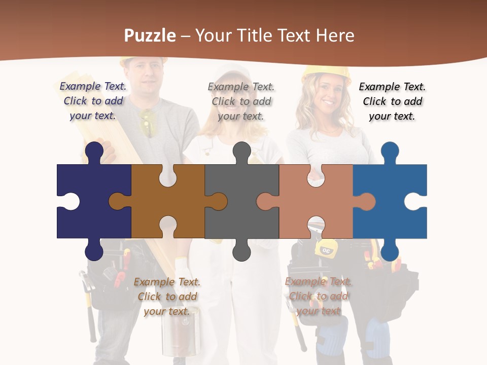 Business Working Worker PowerPoint Template