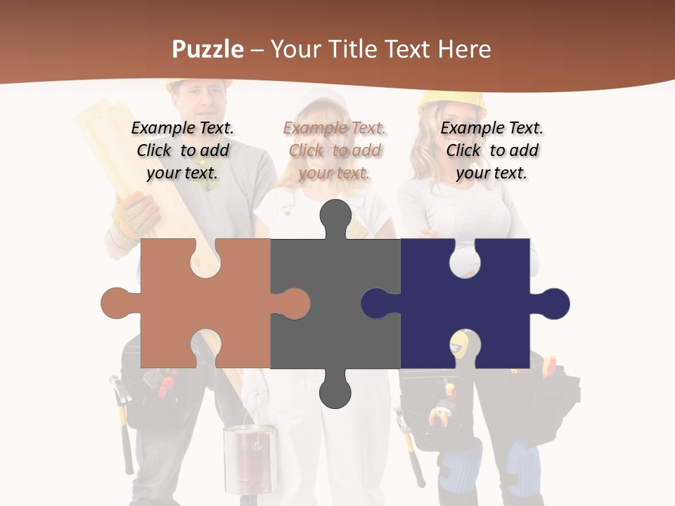 Business Working Worker PowerPoint Template