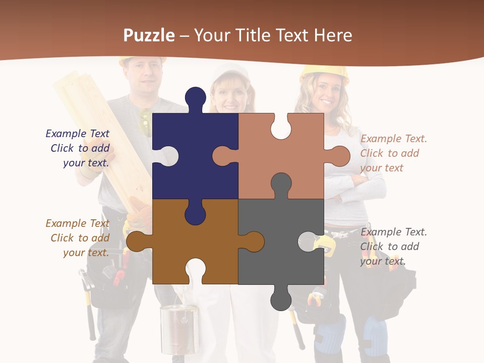 Business Working Worker PowerPoint Template