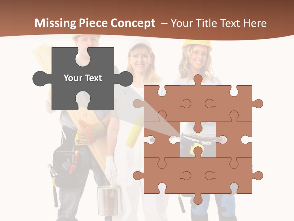 Business Working Worker PowerPoint Template