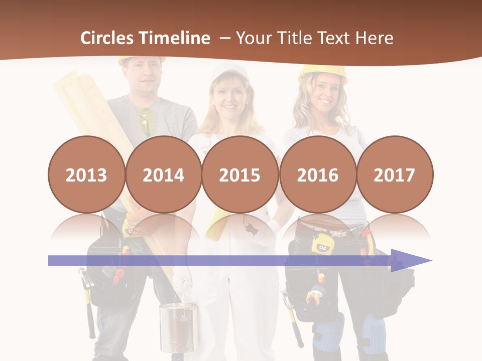 Business Working Worker PowerPoint Template