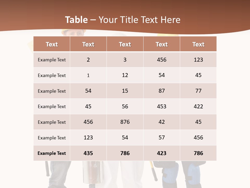Business Working Worker PowerPoint Template