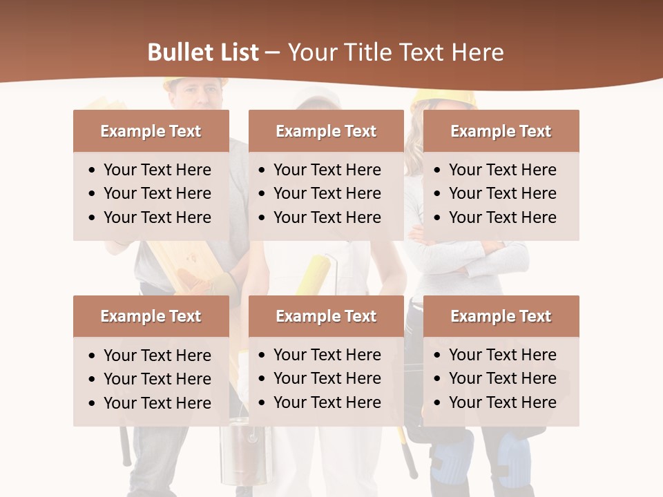 Business Working Worker PowerPoint Template