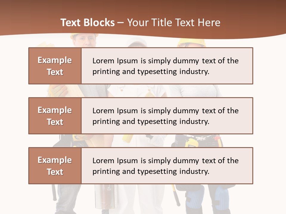 Business Working Worker PowerPoint Template