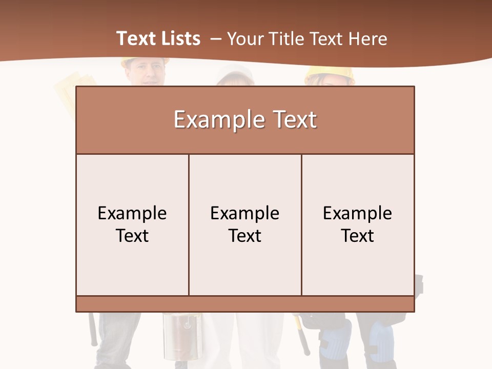 Business Working Worker PowerPoint Template